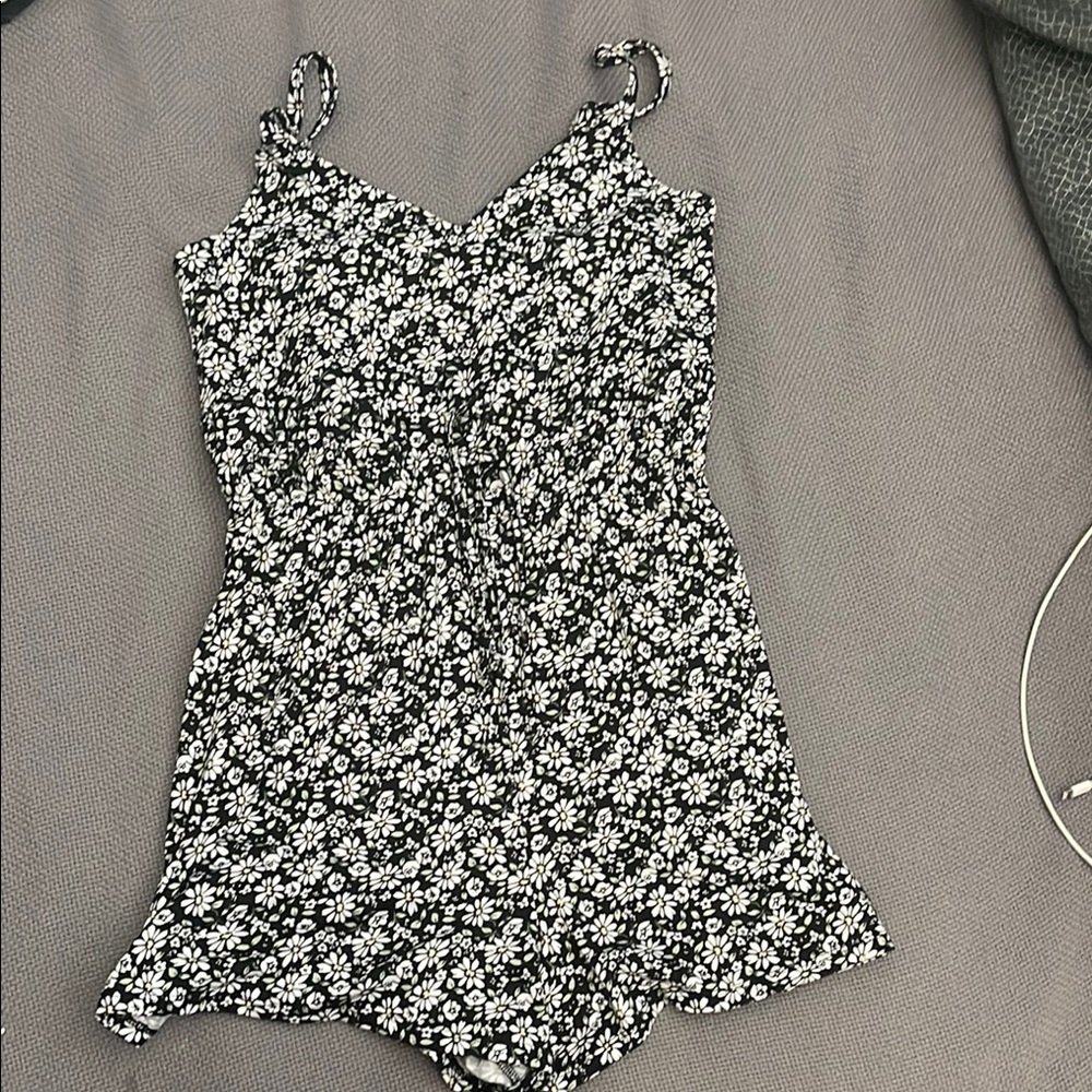 Hollister Floral Print Romper